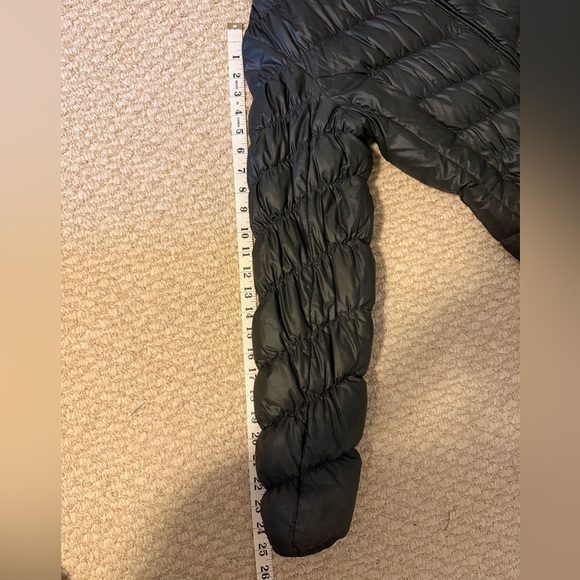 Eddie Bauer Charcoal Puffer Jacket with Faux Fur Hood - Picture 12 of 12